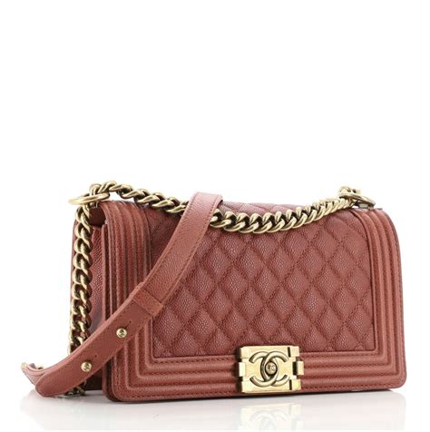 chanel pink caviar boy bag|BOY CHANEL .